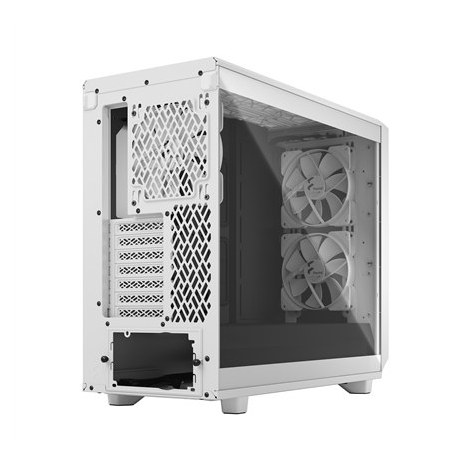 Fractal Design | Meshify 2 Lite TG Clear | Side window | White | E-ATX | Power supply included No | ATX - 11